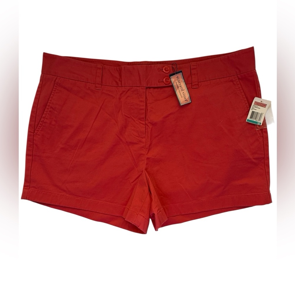 Vineyard Vines Sailors Red Dayboat Shorts Size 16